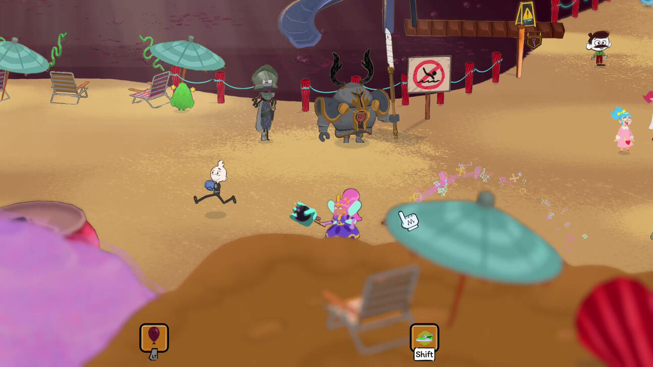 Stick and Traff at the beach